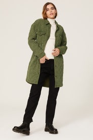 Happy Camper Quilted Jacket by BLANKNYC