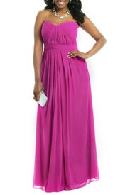 Chiffon Goes Fuschia Gown by Badgley Mischka