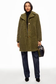 Shearling Cozy Teddy Coat by Ellen Tracy