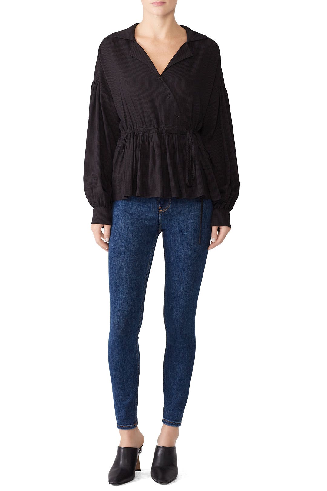 Overlapped Button Up Top by Moon River 0