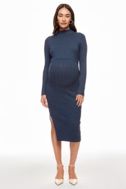 Nella Rib Knit Maternity Dress by ripe
