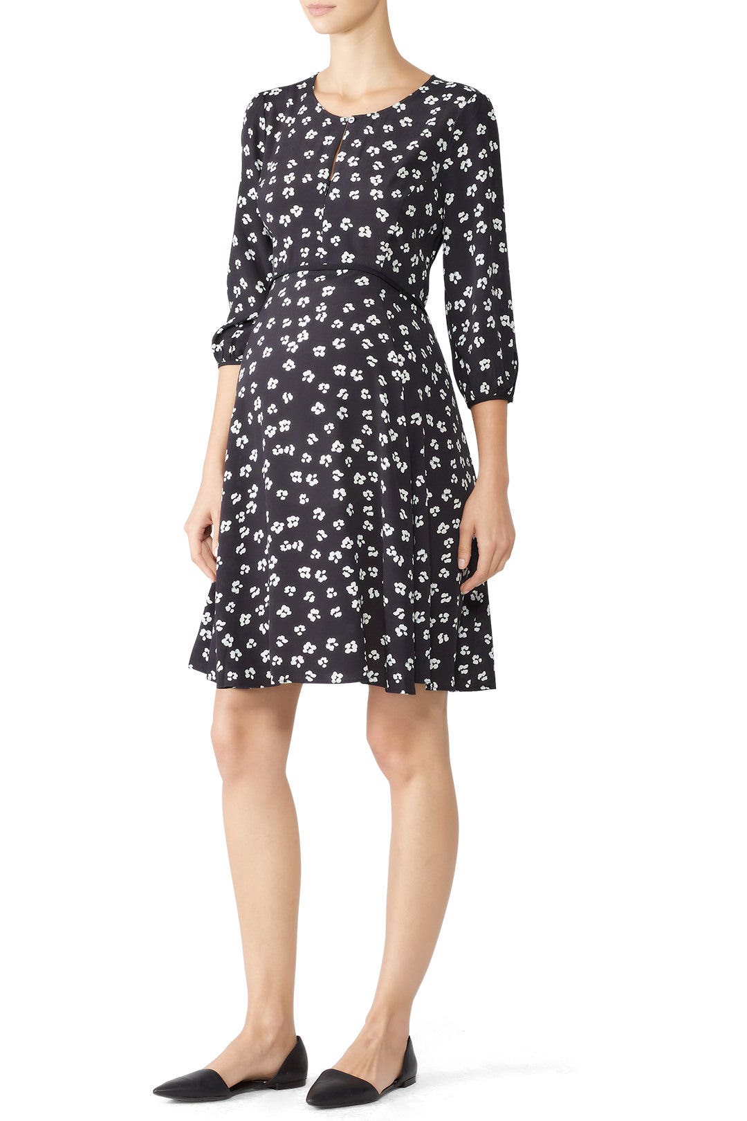 Brooke Keyhole Nursing Maternity Dress by Seraphine 0