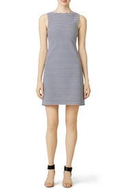 Navy Stripe Dress by Theory