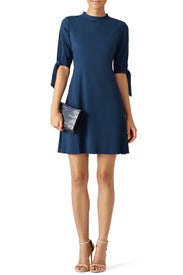 Blue Alvilla Bergen Dress  by Theory