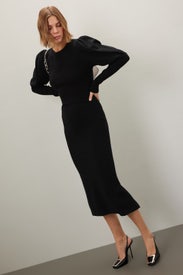 Violet Cable Midi Dress by Toccin