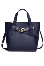 Navy Gemini Small Tote by Tory Burch Accessories