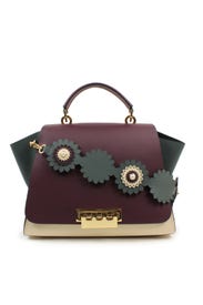 Colorblock Eartha Soft Top Handle Bag by ZAC Zac Posen Handbags