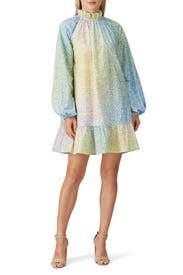 Confetti Print Mini Dress by Cynthia Rowley