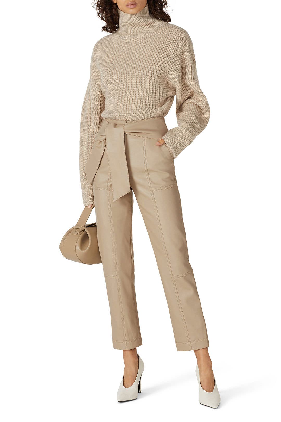 Tessa Faux Leather Pants by SIMKHAI Rent the Runway