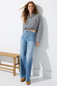 Georgia Wide Leg Jeans by LE JEAN
