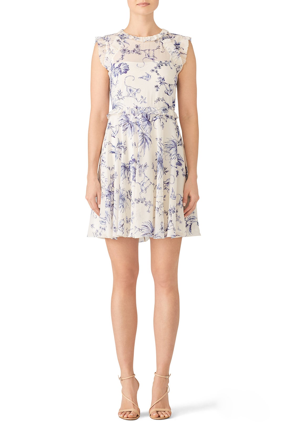 Monkey Print Dress by RED Valentino 0
