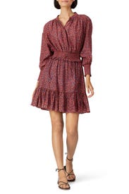 Printed Chloe Dress by Rebecca Minkoff