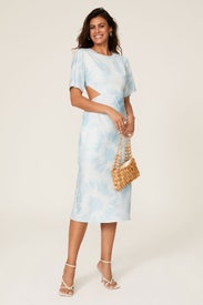 Tie Dye Tee Dress by THIRD FORM