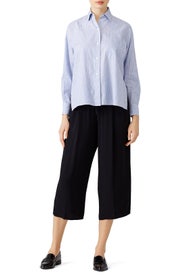 Black Drawstring Cropped Pants by VINCE.