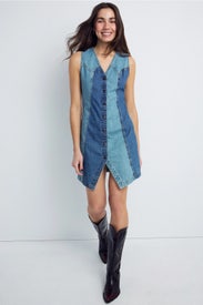 Patchwork Vest Dress by WRANGLER