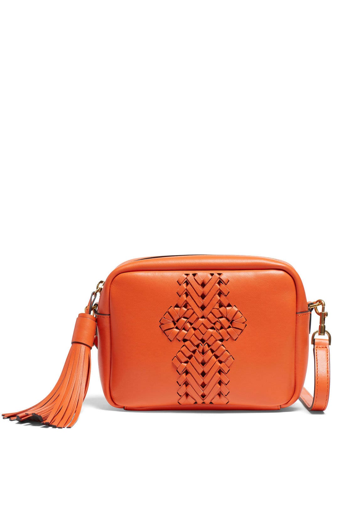 Carmine Tassel Neeson Crossbody Bag by Anya Hindmarch