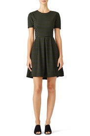 Green Striped Dress by Hutch