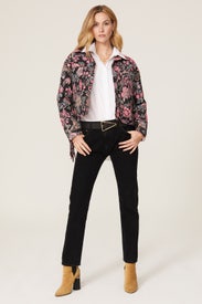 Floral Fringe Trucker Jacket by Levi's