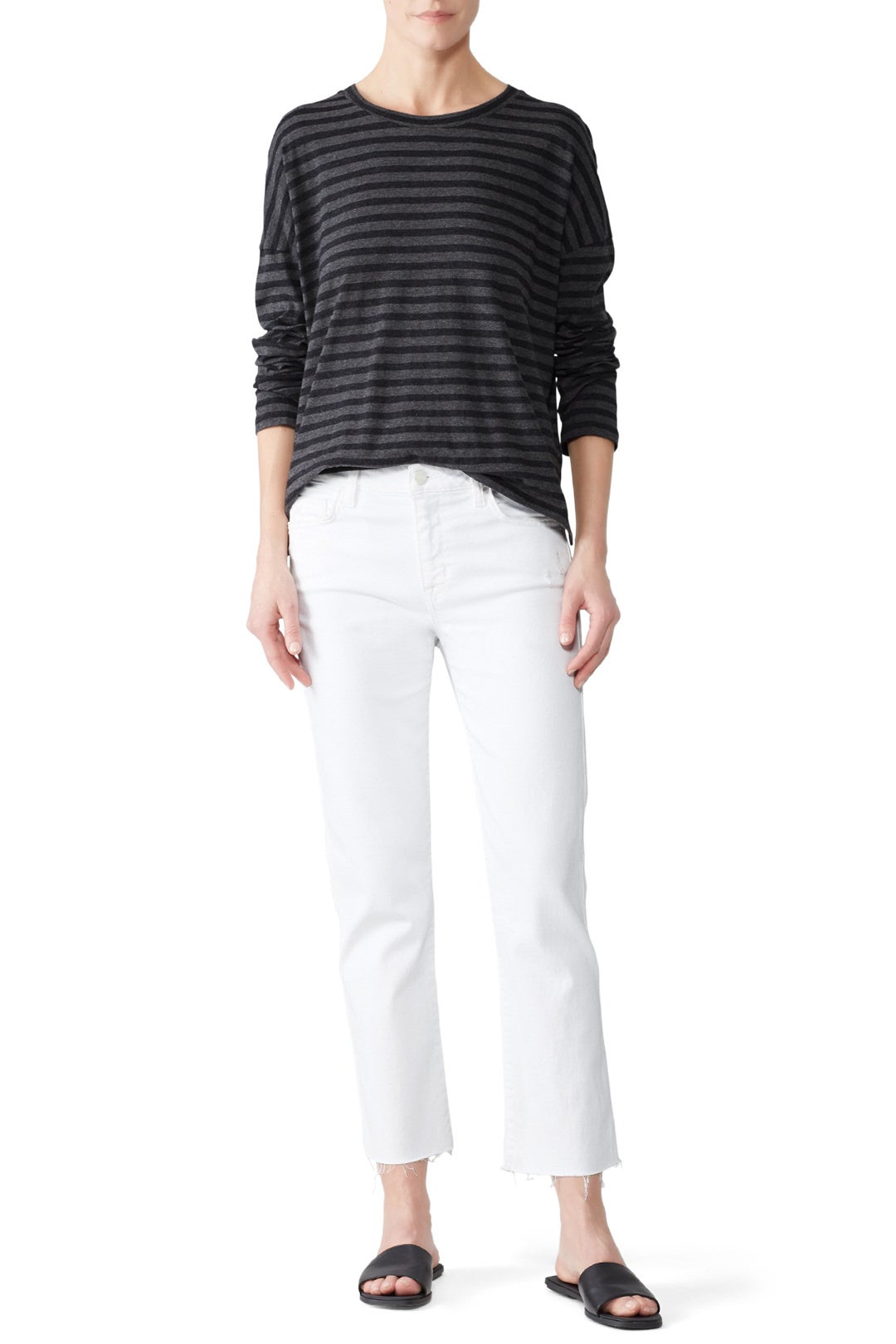 Benegal Stripe Pullover by VINCE. 0