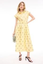 Belted Poplin Shirt Dress by Adam Lippes x RTR