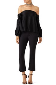 Black Nolita Top by Elizabeth and James