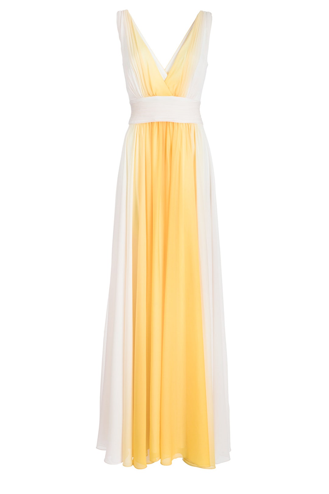 Lemon Fade Gown by HALSTON 0