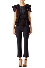 Black Marielle Top by Marissa Webb