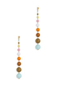 Beaded Tassel Drop Earrings by Oscar de la Renta