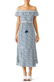 Blue Juliette Maxi Dress by Saylor