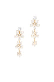 Drops Of Floral Earrings by Slate & Willow Accessories