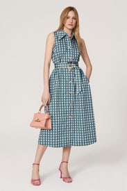 Poplin Plaid Shirtdress by kate spade new york