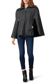 Houndstooth Cape by Nanette Lepore
