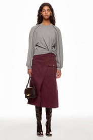 Long Sleeve Draped Knit Dress by 3.1 Phillip Lim