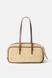 Raffia Bowler Bag by Poolside