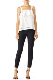 White Portland Top by Rachel Zoe