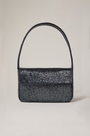 Navy Beaded Tommy Bag by Staud Accessories