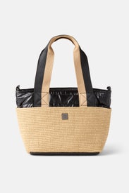 Highline Raffia Tote by Think Royln Accessories