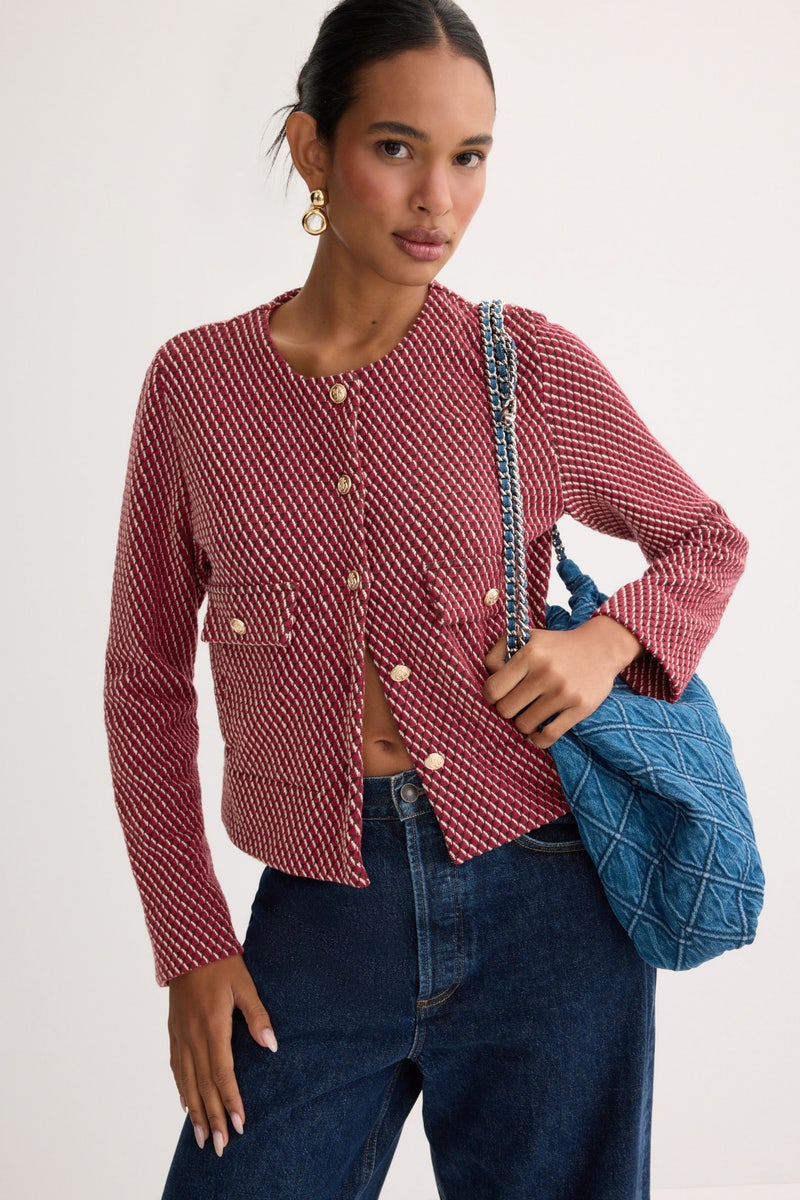 Condor Collarless Cardigan by Aldomartins - Photo 0