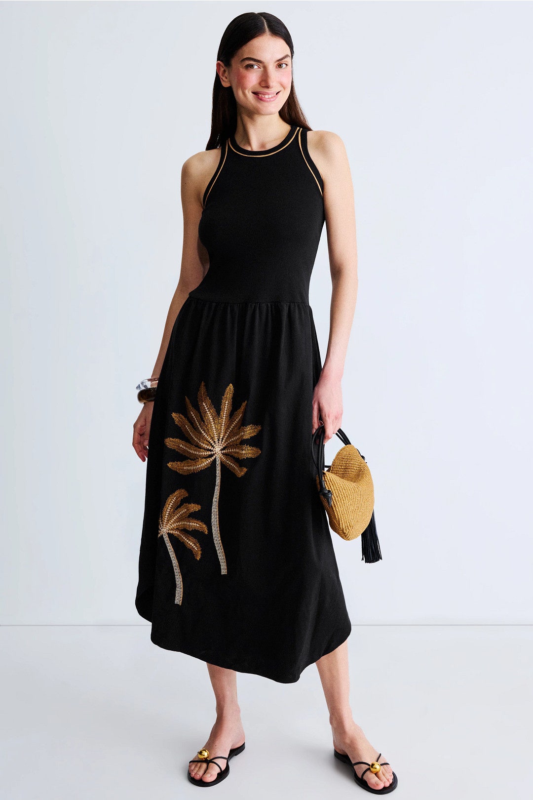Dress To - Embroidered Maxi Dress