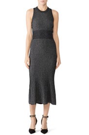 Lurex Knit Midi Dress by Jason Wu