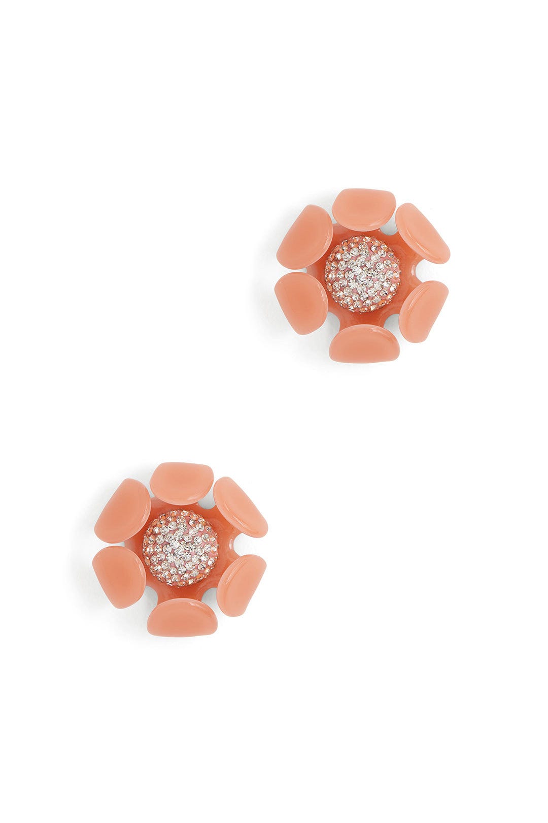 Crystal Buttercup Button Earrings by Lele Sadoughi 1
