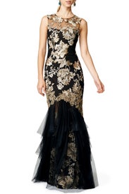 Falling Roses Gown by Marchesa Notte