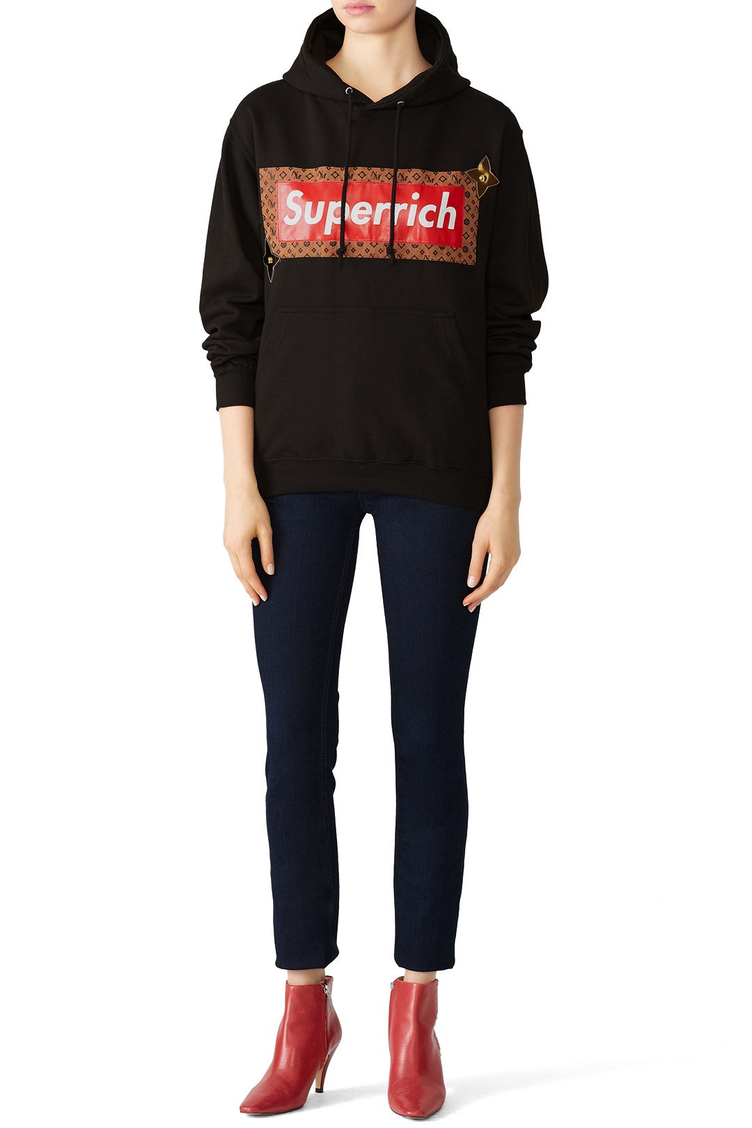 Black Superrich Hoodie by Nil & Mon 0