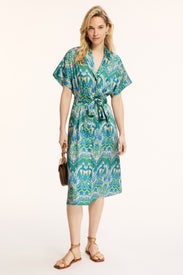 Tau Ikat Shirtdress by N Natori