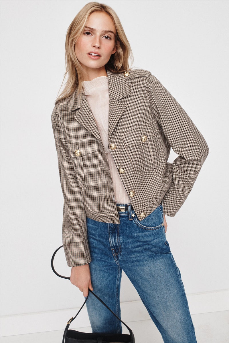 Jaque Utility Cropped Jacket by Reiss - Photo 0