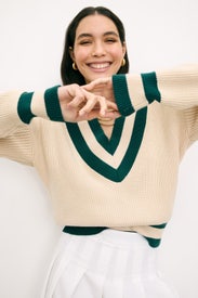 Leona V-Neck Sweater by Alexia Admor