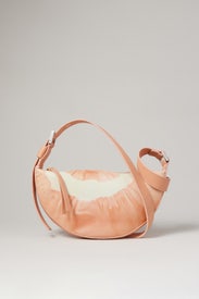 Pink Half Moon Crossbody Bag by AllSaints