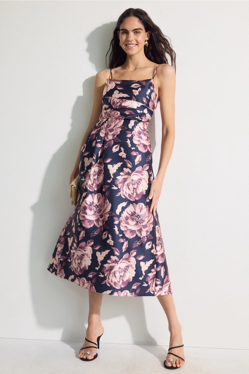 spring long dresses PRETTYGARDEN Women's Summer Wedding Guest Dress Sleeveless Ruffle Form