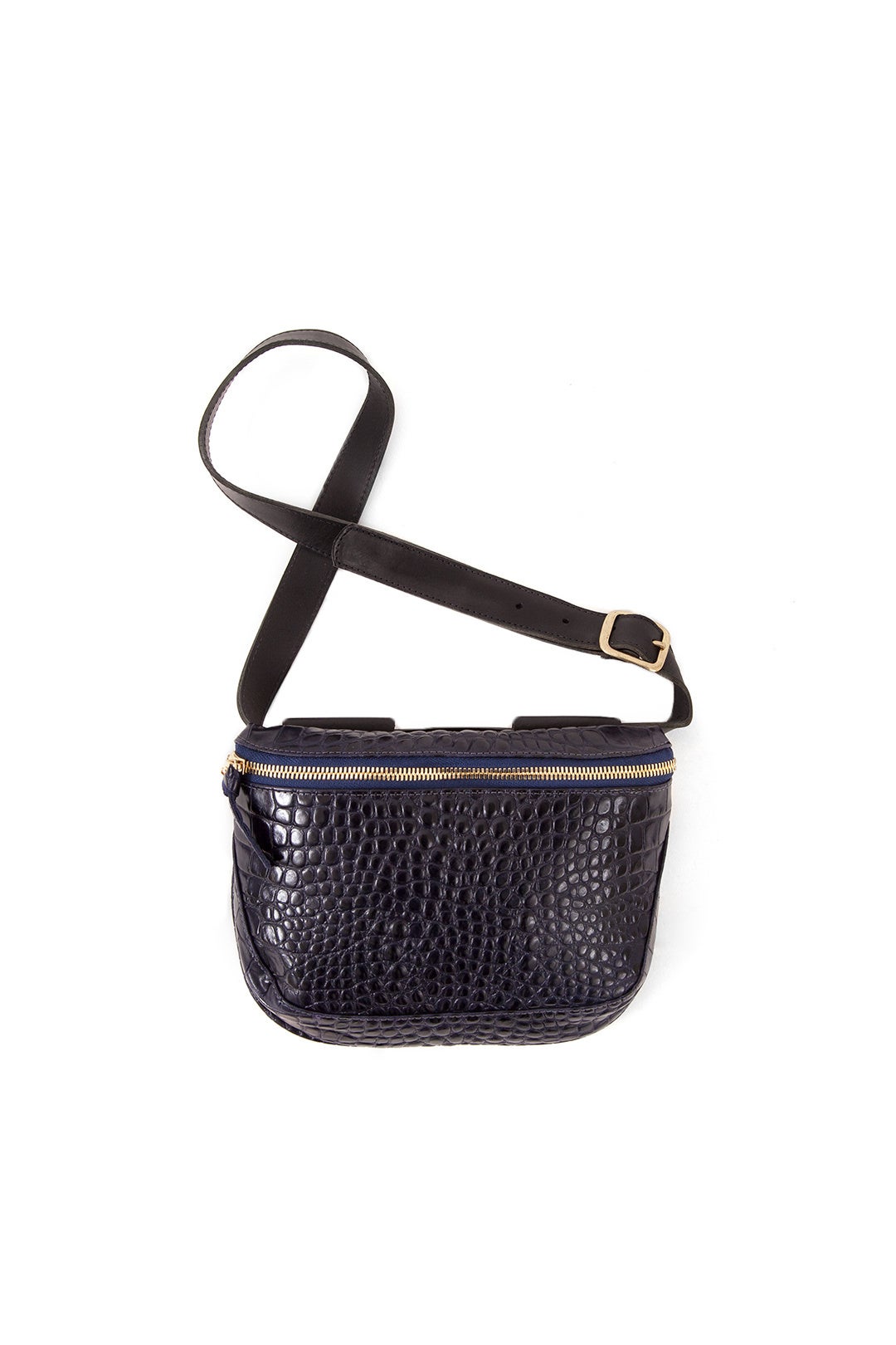 Midnight Croc Fanny Pack by Clare V. 0