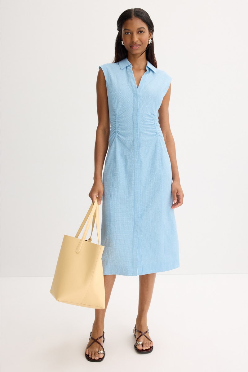 Nera Mini Gingham Shirt Dress by Derek Lam 10 Crosby - Photo 0